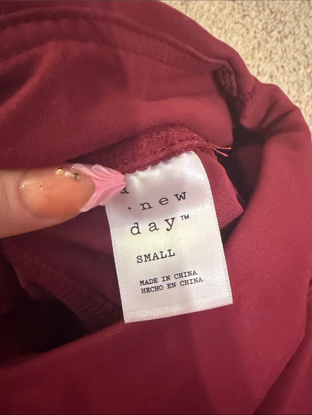 a new day Girls' Burgundy Leggings